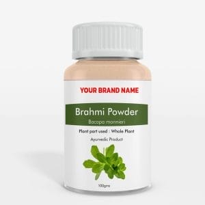 Brahmi powder 100g bottle LB181016 1