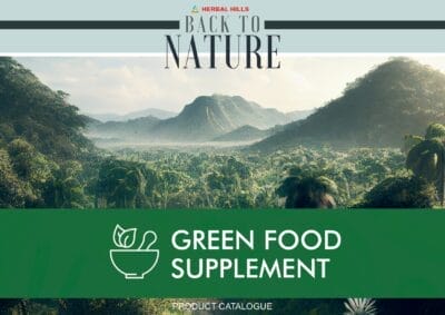 Green Food supplement catalogue